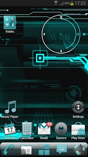 Download CYANOGEN GO Launcher EX Theme apk