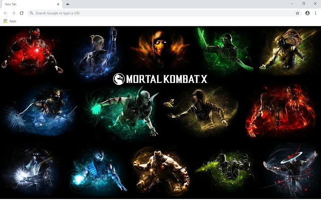 Mortal Kombat X Wallpapers and New Tab