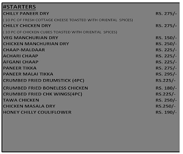 Ahuna - By Old Champaran Meat House menu 