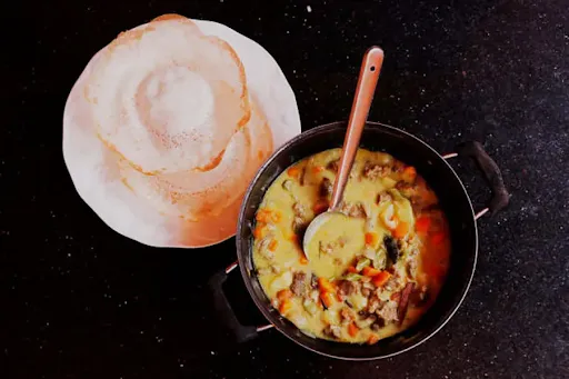 Appam With Veg Korma