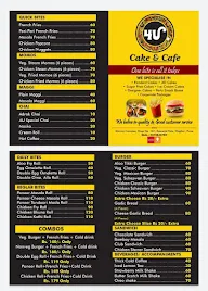 4U Cake & Cafe menu 3