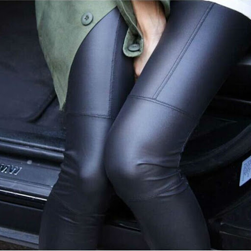 Title 4, Stitched Leather Pants Faux Leather Leggings. E...
