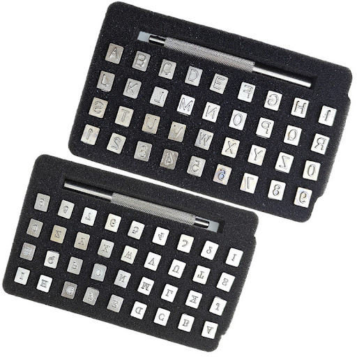 Title 7, Leather Printing Punching Pin Set 36PCs Digital...