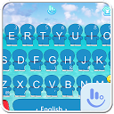 Cute Blue Cat Keyboard Theme 6.10.28 APK Télécharger