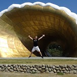 giant ocean shell on Cijin Island in Kaohsiung in Kaohsiung, Taiwan 