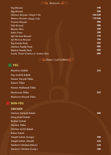 Highway Family Restaurant menu 