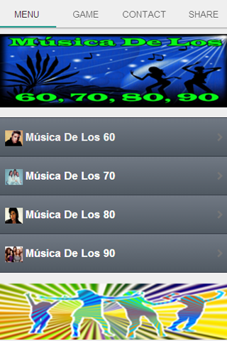 Música de los 60 70 80 y 90