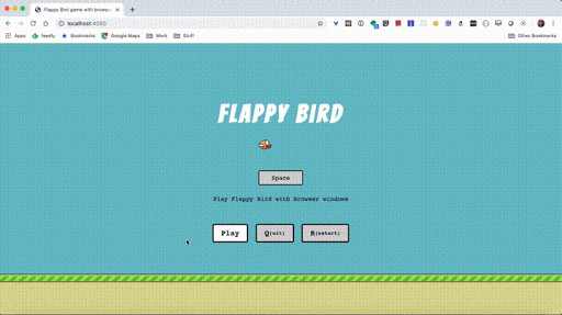 Flappy Windows by Charlie Gerard - Experiments with Google