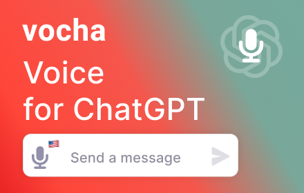 Vocha | Voice for ChatGPT small promo image