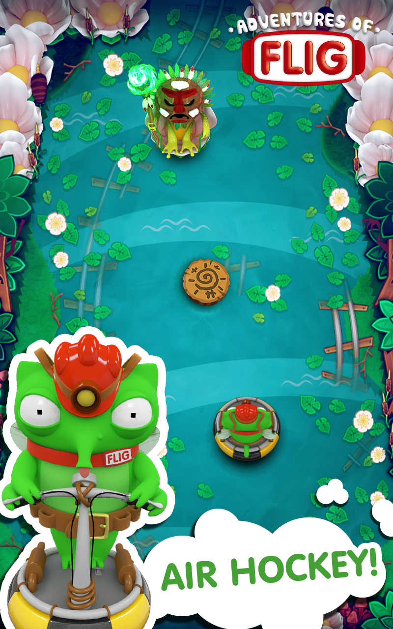 Adventures of Flig - Airhockey Screen 3