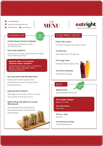 EatRight menu 