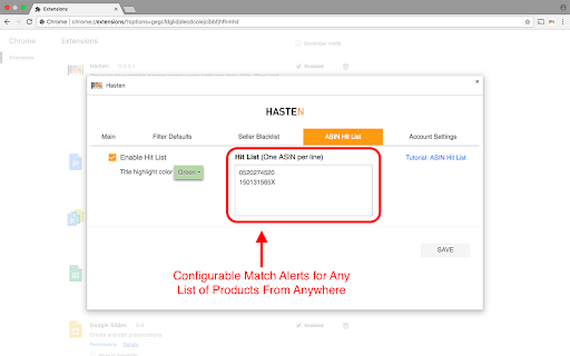 Hasten - Amazon Workflow & Arbitrage Tool