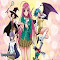 Item logo image for Rosario Vampire girls theme