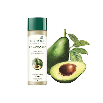 Biotique Bio Avocado Stress Relief Body Massage Oil - 200 ml