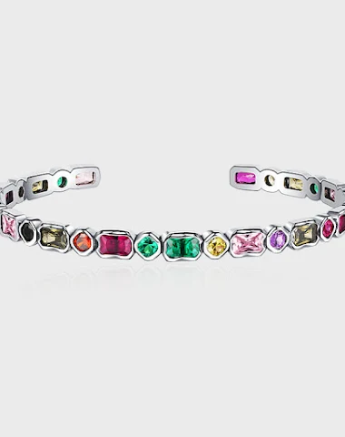 Vintage geometrisch diamant regenbo - 0