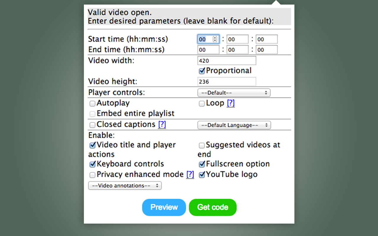 Advanced Embedder for YouTube Preview image 2