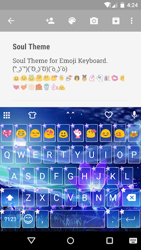 Soul Emoji Keyboard Theme