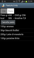 Diabete e Calorie Screenshot