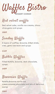 Waffles Bistro menu 3