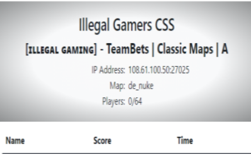 Illegal Gamers CSS