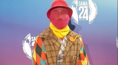 Riky Rick caused a frenzy with his outfit at Samas 24.