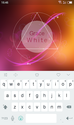 Emoji Keyboard-Gracy White