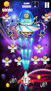 Chicken shooter: Space Invader 2.2.7 APK + Мод (Бесконечные деньги / Без рекламы) за Android