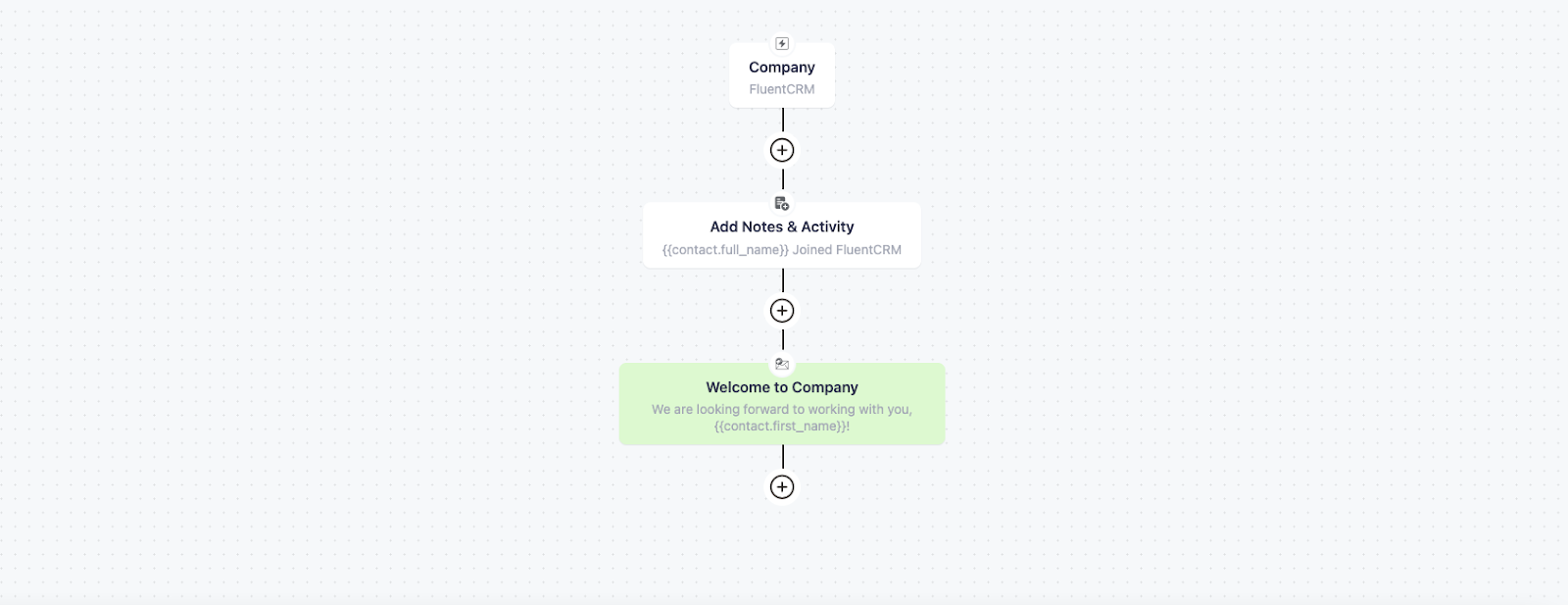 FluentCRM 2-8-3: Company applied automation