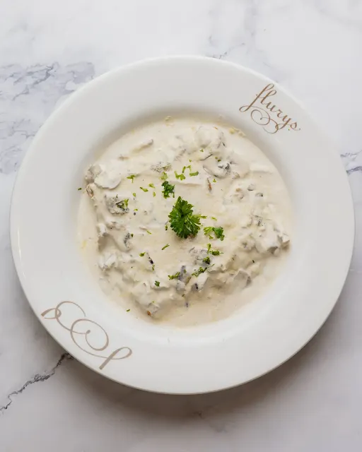 Creamy Garlic Mushroom On Toast