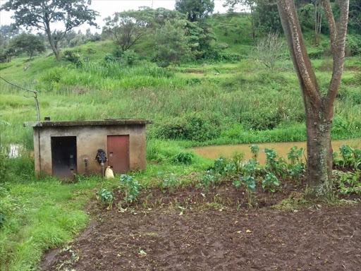 A private developer extracts water from the Ondiri Swamp