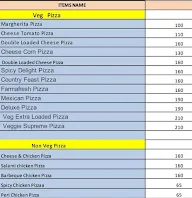 Italian Pizza Bar & Cafe menu 1