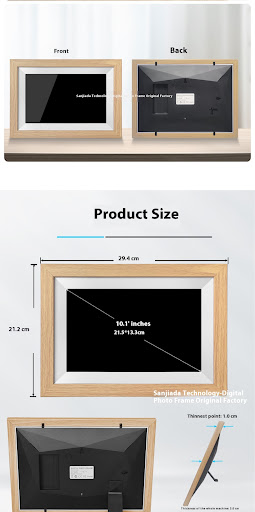 Title 5, 10.1 Inch WiFi Digital Photo Frame IPS Touch Sc...