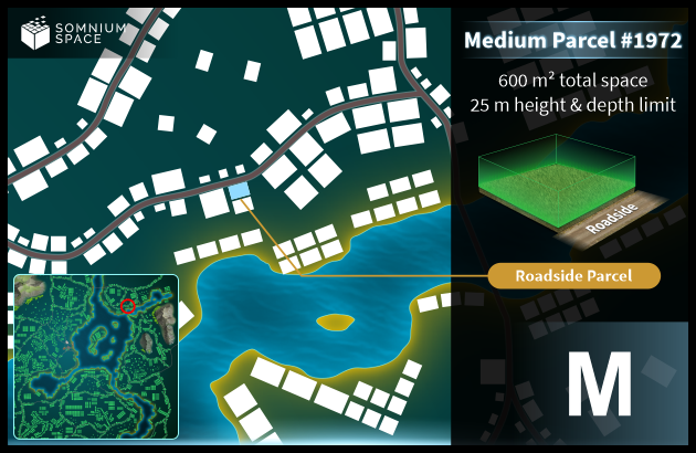 Medium #1972 (M) parcel in Somnium Space