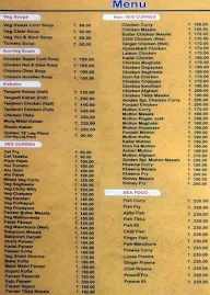 Golden Palace menu 2