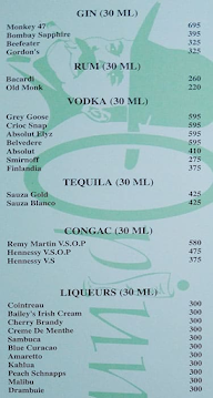 Opium Bar - Hotel City Park menu 4