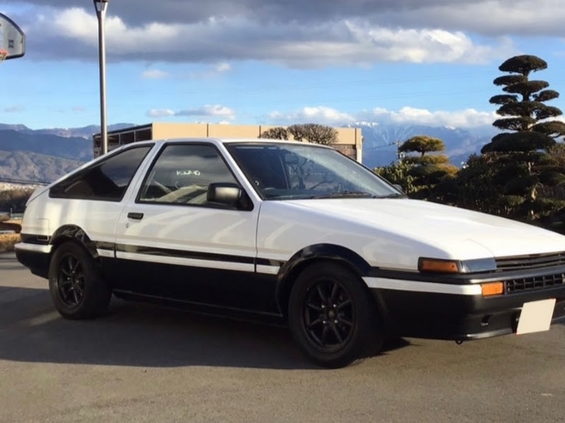 スプリンタートレノのパンダトレノ・AE86・ハチロク・イニシャルD・頭 ...