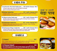 Pavino Vada Pav And Cafe menu 1