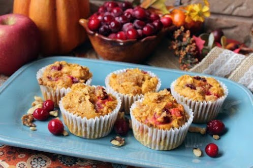 Cranberry Pumpkin Muffins