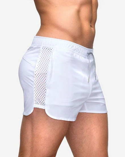 Summer New Fashion Men Shorts Mesh Breathable Quick Dry S... - 3