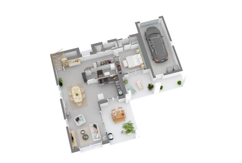  Vente Terrain + Maison - Terrain : 700m² - Maison : 110m² à Narbonne (11100) 