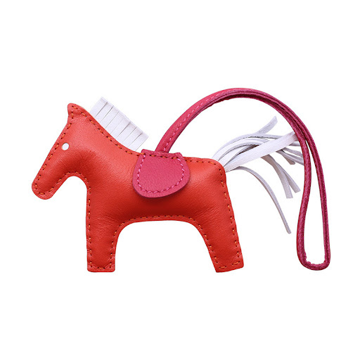 Title 3, Stock Master Leather Tassel Pony Handbag Pendan...