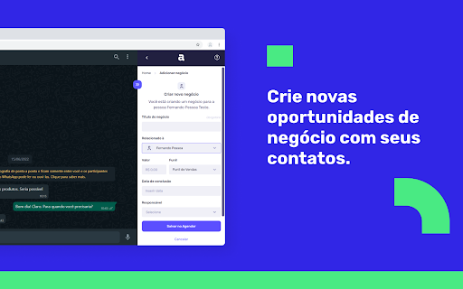 CRM de vendas para Whatsapp Web - via Agendor