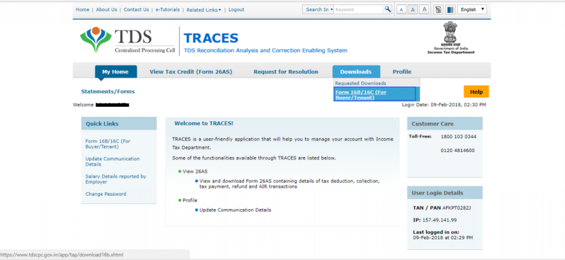 download form 16b