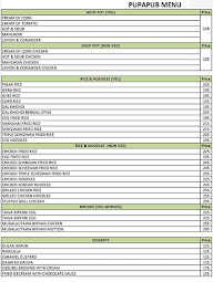 Pupa pub & kitchen menu 2