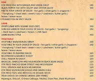 Oriental Fusion menu 4