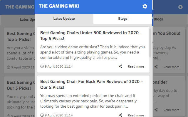 The Gaming Wiki - Latest News Update Preview image 0