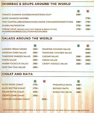 Not Just Indian menu 4