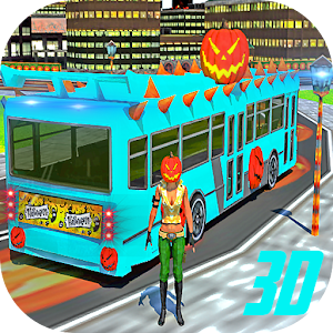 Download Monster halloween party Bus Driver Service For PC Windows and Mac