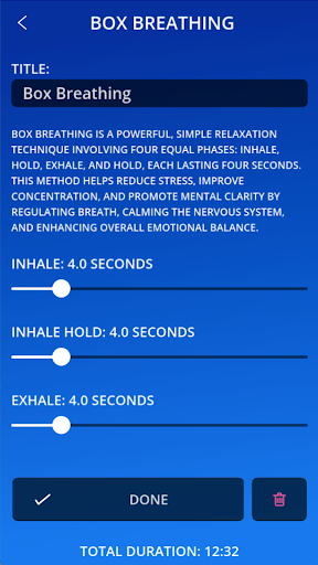 Screenshot Breath Timer