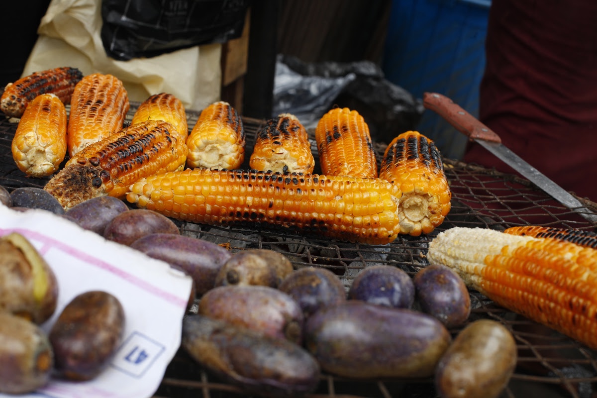Roasted corn with African Pear (Ube) — Google Arts &amp; Culture